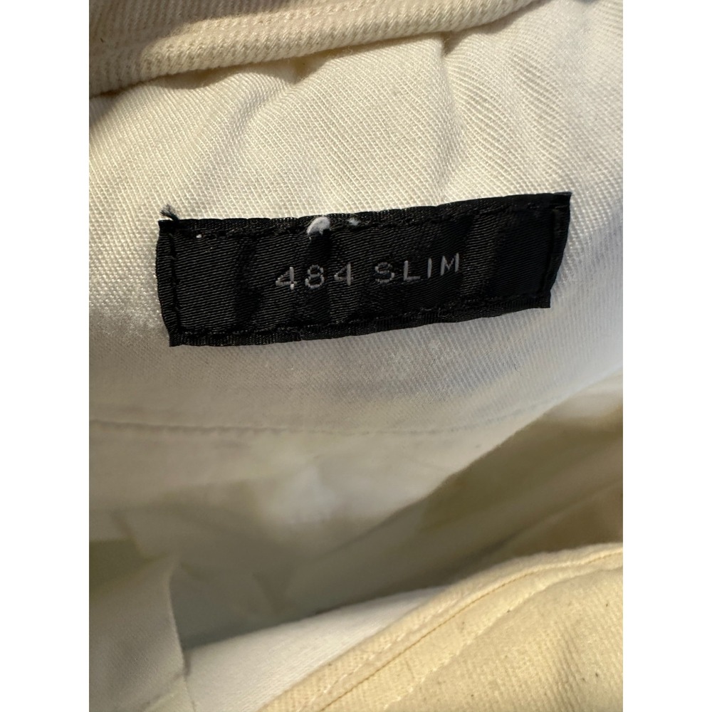 J.Crew 484 Slim-Fit Stretch Chino Pants White Men's Size 34 x 34 Casual Business - Picture 7 of 13